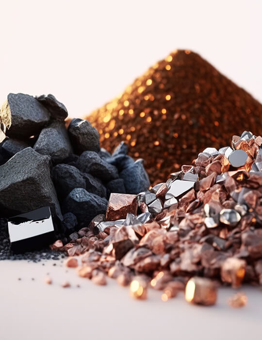 odgers berndtson - picture of minerals which have been mined